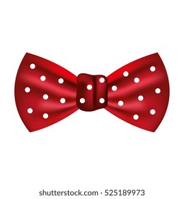 bow tie male fashion isolated icon