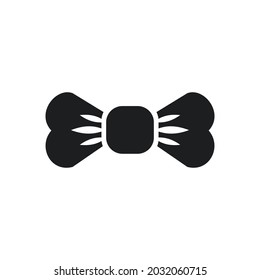 Bow Tie. Corbata de hombre. Ilustración vectorial vintage sobre fondo blanco.