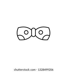 bow tie, necktie, Ireland icon. Element of Ireland culture icon. Thin line icon for website design and development, app development. Premium icon