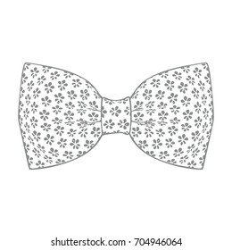 Bow Tie Neutral Grey Color Vector Stock Vector (Royalty Free) 704946064 ...