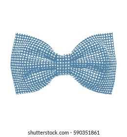 Bow tie. Niagara color. Vector illustration
