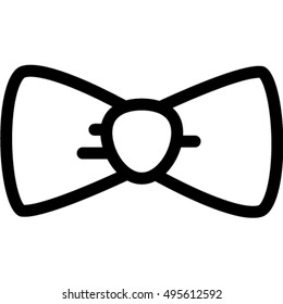 bow tie outline icon
