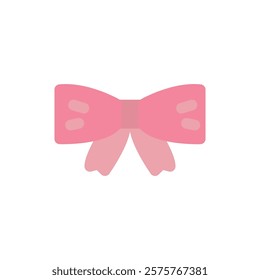 bow tie party icon flat style