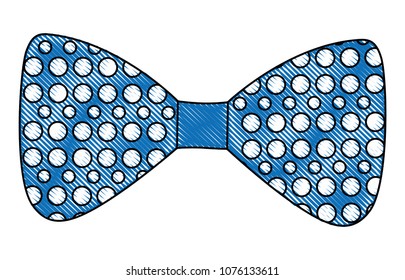 bow tie with points isolated icon
