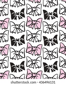 bow tie seamless pattern