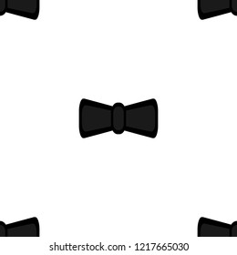 Bow tie seamless pattern. Fashion graphic background design. Pattern for trendy fabric, wallpapers.