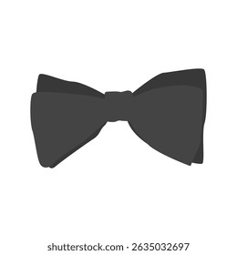 Bow tie silhouette. Vector illustration