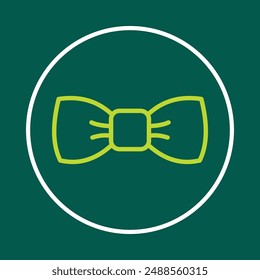 Bow tie useful trendy icon satisfied abstract vector illustration artwork design