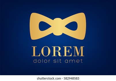 Bow tie vector. Business logo vector. 