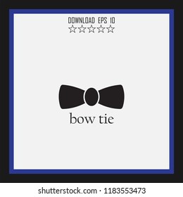 Bow Tie Vector Icon