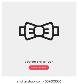 bow tie vector icon