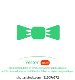 Bow tie vector icon. Business symbol.
