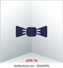 Bow tie vector icon. Business symbol.