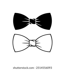 Pajarita. Diseño de icono de Vector.