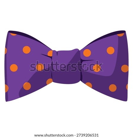 Bow tie vector icon in flat style suitable for websites UI UX print templates promotion fashion formal wear and classic design themes