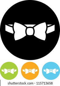 Bow tie - Vector icon isolated