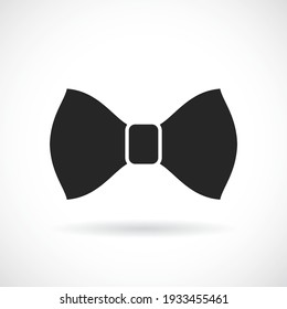 Bow tie vector icon isolated on white background