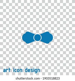 bow tie vector icon on an abstract background