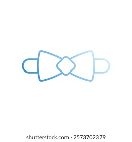 Bow Tie vector icon stock illustration