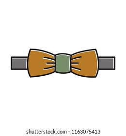 bow tie vector icon in trendy flat style 