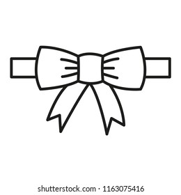 bow tie vector icon in trendy flat style 