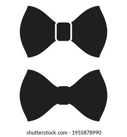 Bow tie vector icons on white background