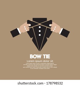 Bow Tie Vector Illustration 