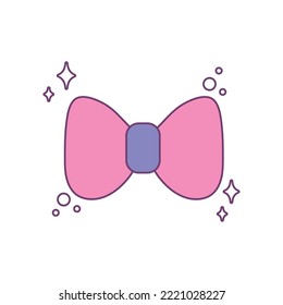 bow tie vector image with white background