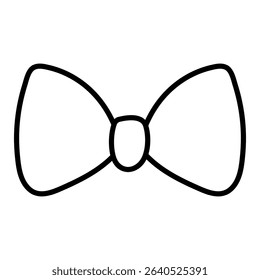 Bow tie vector. Ribbon bow illustration sign. Hair bow symbol. Bow logo.