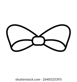 Bow tie vector. Ribbon bow illustration sign. Hair bow symbol. Bow logo.