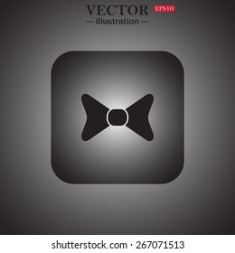  bow tie, web icon. vector design