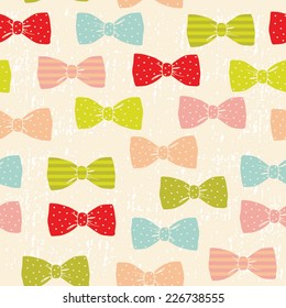 Bow Ties Seamless Wallpaper Repeat