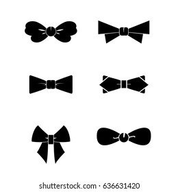 The bow ties, Vector illustration