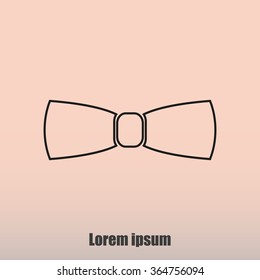 Bow tie.Vector icon.