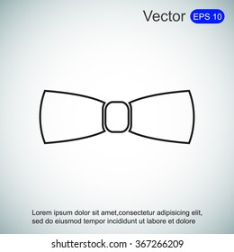 Bow tie.Vector icon.