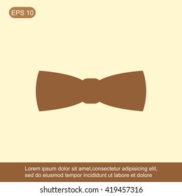 Bow tie.Vector icon.
