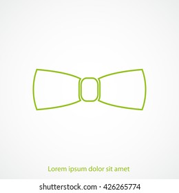 Bow tie.Vector icon.
