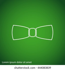 Bow tie.Vector icon.
