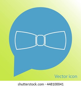 Bow tie.Vector icon.
