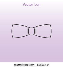 Bow tie.Vector icon.
