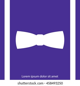 Bow tie.Vector icon.
