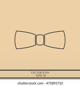 Bow tie.Vector icon.