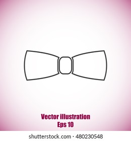 Bow tie.Vector icon.