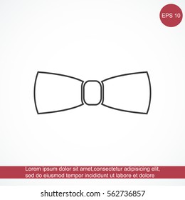 Bow tie.Vector icon.