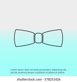 Bow tie.Vector icon.