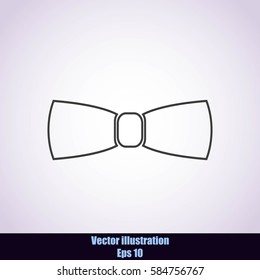 Bow tie.Vector icon.
