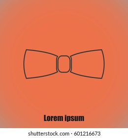 Bow tie.Vector icon.