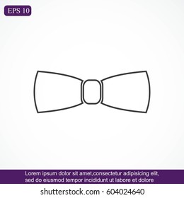 Bow tie.Vector icon.