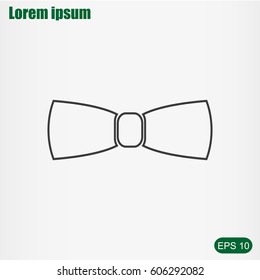 Bow tie.Vector icon.