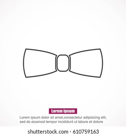 Bow tie.Vector icon.